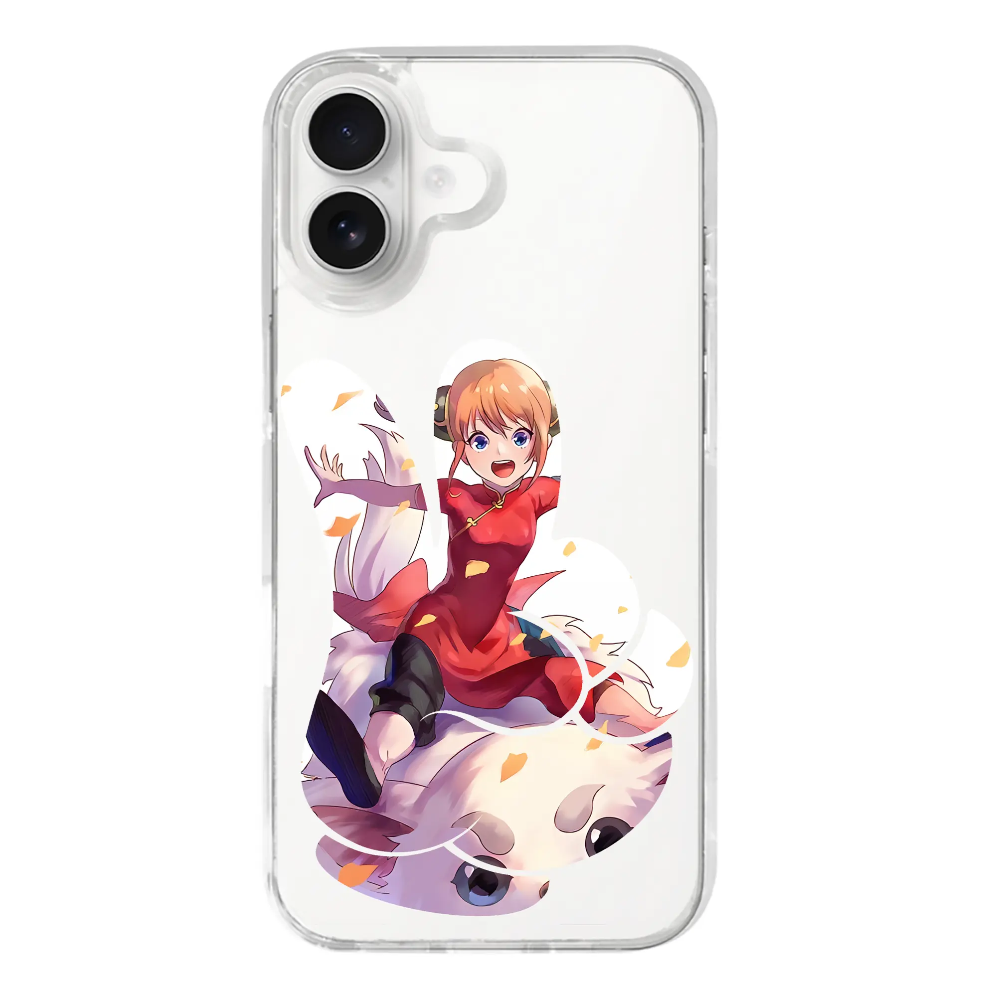 銀魂 グッズ 神楽 - iPhone 17シリーズ 透明スマホケース – 薄型・耐衝撃・精密フィット保護カバー